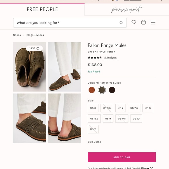 Free People Fallon Fringe mules - Picture 3 of 7